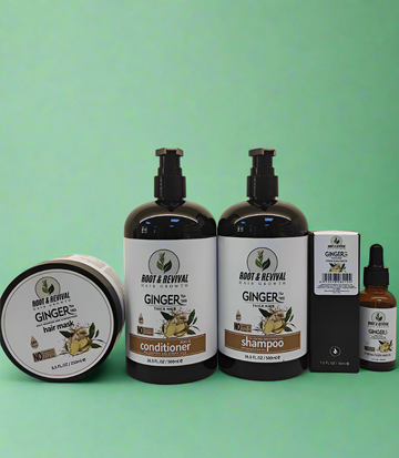 Ginger Tea Tree Hair Care Set